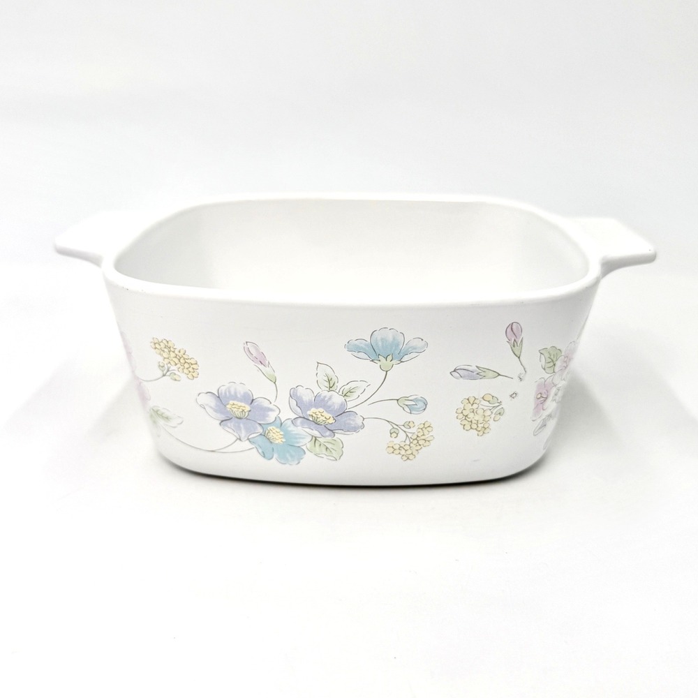 Vintage Corning Ware Pastel Bouquet Dish A-1 1/2-B, 1.5 Liter/Quart, No‎ Lid